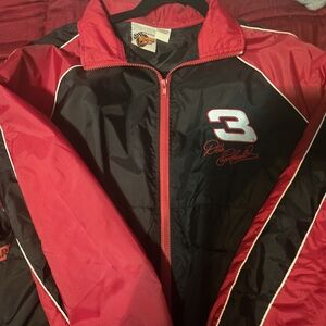 Red and Black Windbreaker Jacket